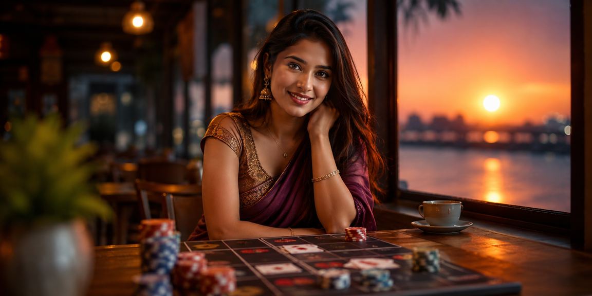 রাজশাহীতে ব্যাকারাট গেম খেলছেন বাংলাদেশি মডেল